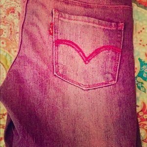 Jordache purple kids jeans 16 extra skinny